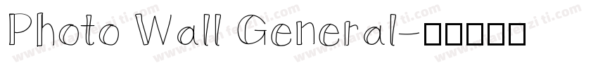 Photo Wall General字体转换